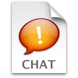 iChat Orange Chat Icon 256x256 png
